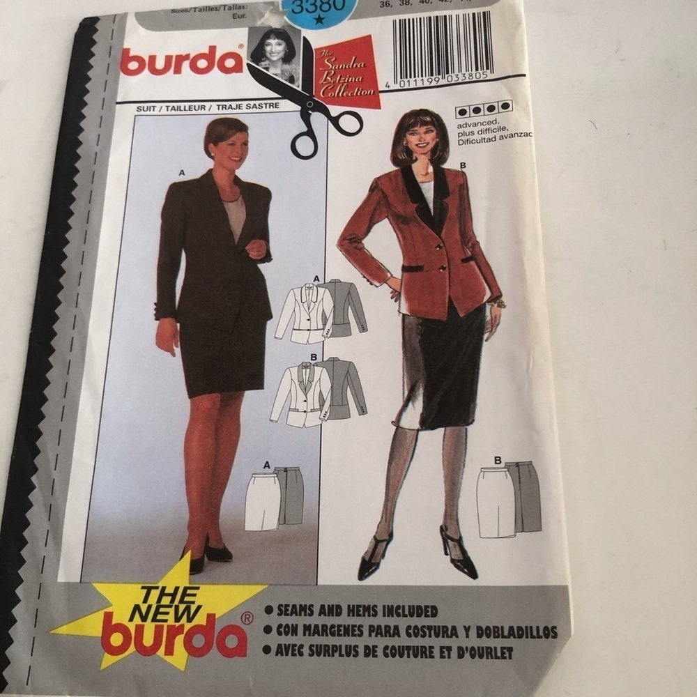 Women's Black Blazer and skirt by Sandra Batzina